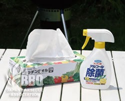 キッチンペーパー・除菌スプレー